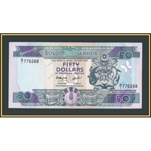Соломоновы о-ва 50 долларов 1986 P-17 (17a) UNC