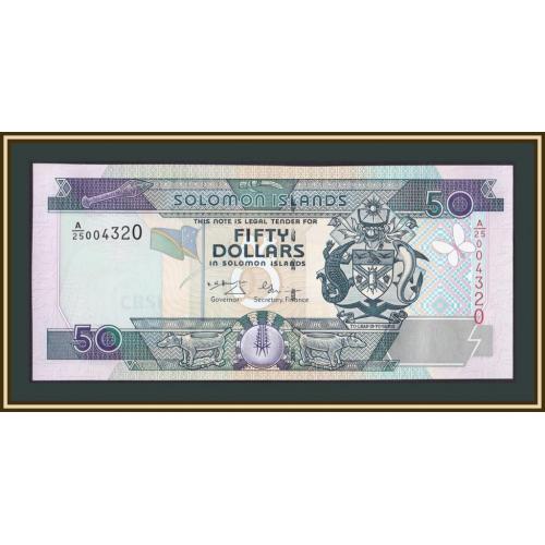 Соломоновы о-ва 50 долларов 2001 P-24 (24a) UNC
