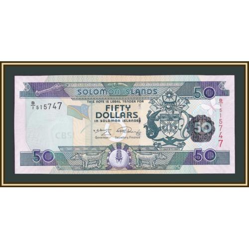 Соломоновы о-ва 50 долларов 2009 P-29 (29a.2) UNC