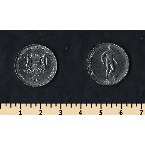 Сомали 25 шиллингов 2001