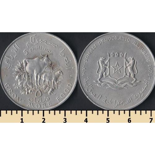 Сомали 5 шиллингов 1970
