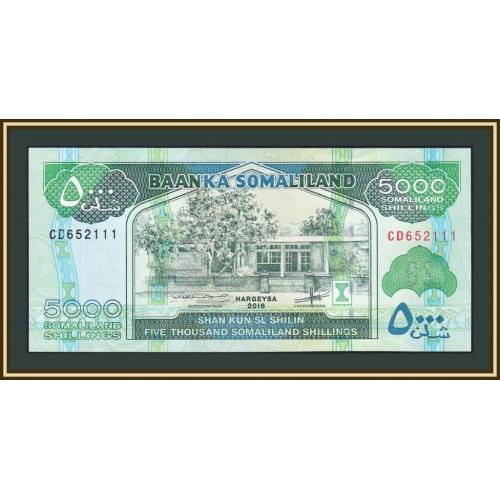 Сомалиленд 5000 шиллингов 2016 P-21 (21e) UNC