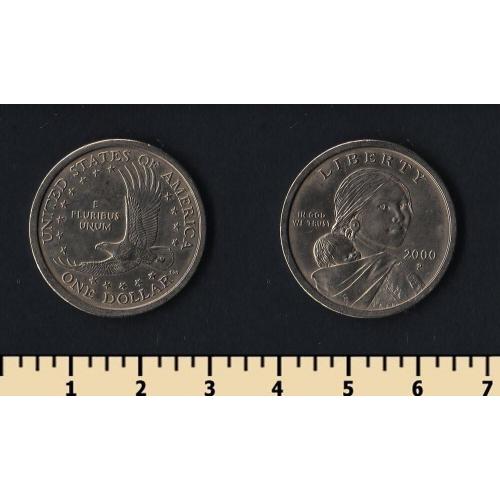 США 1 доллар 2000