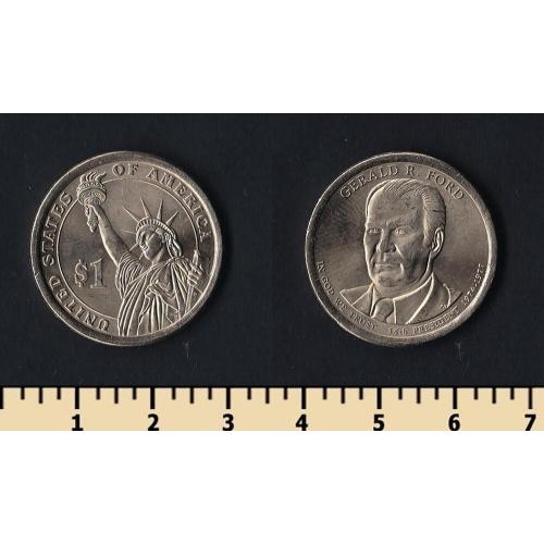 США 1 доллар 2016