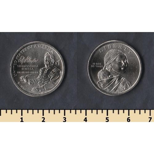 США 1 доллар 2022