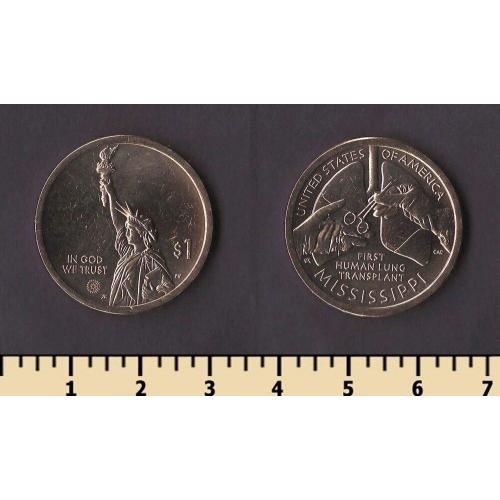 США 1 доллар 2023