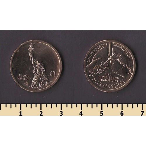 США 1 доллар 2023