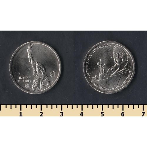 США 1 доллар 2025