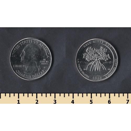 США 25 центов 2020