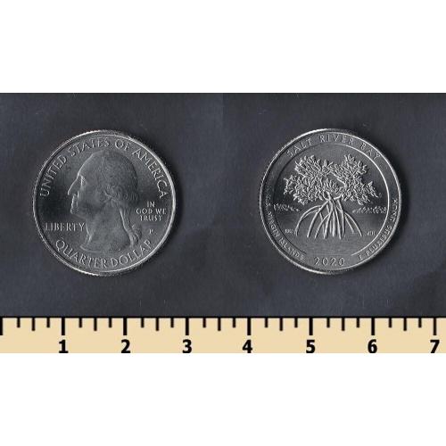 США 25 центов 2020