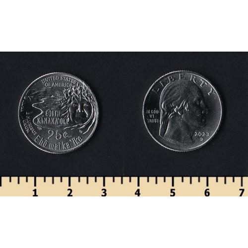 США 25 центов 2023