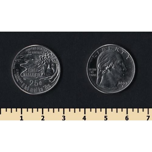 США 25 центов 2023