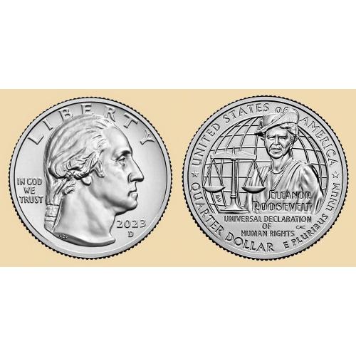 США 25 центов 2023