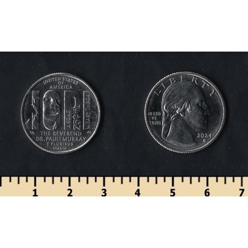 США 25 центов 2024