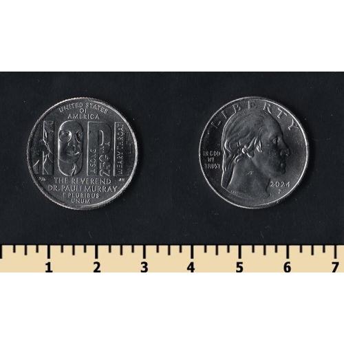 США 25 центов 2024