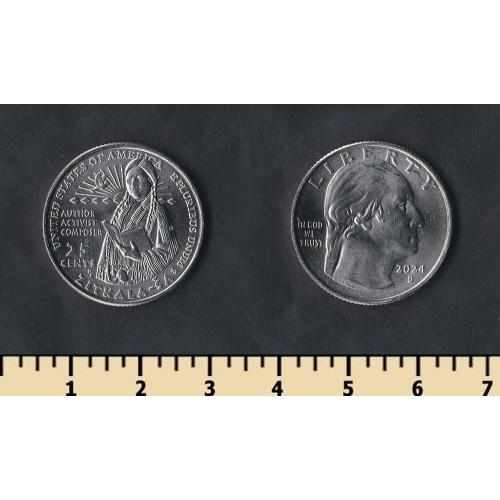 США 25 центов 2024