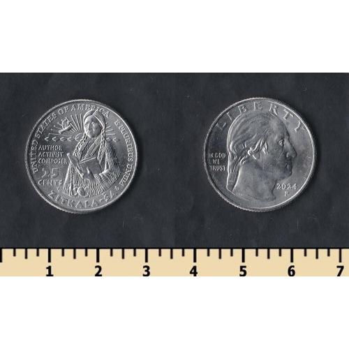 США 25 центов 2024