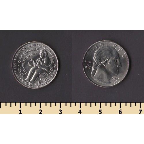 США 25 центов 2025