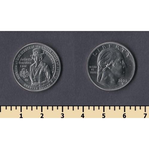 США 25 центов 2025