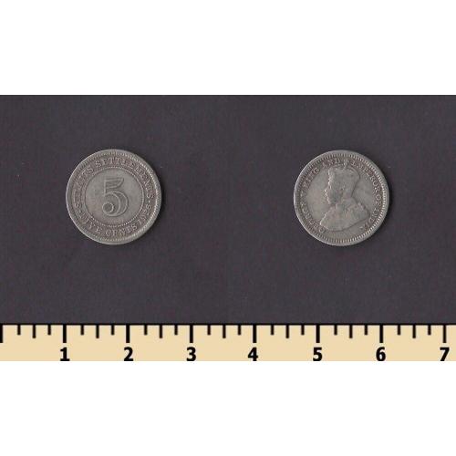 Стрейт Сетлментс 5 центов 1926