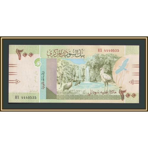 Судан 200 фунтов 2019 P-78 (78a) UNC