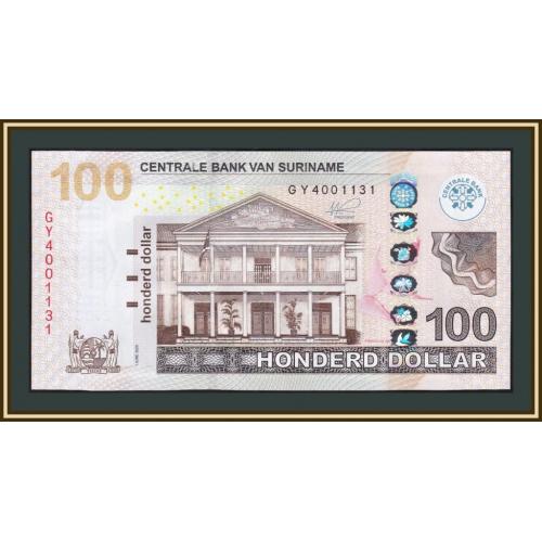 Суринам 100 долларов 2020 P-166 (166e) UNC