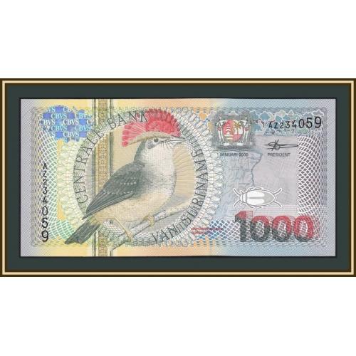 Суринам 1000 гульденов 2000 P-151 UNC
