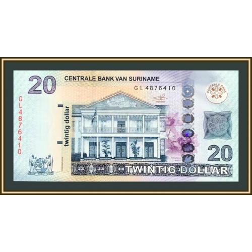 Суринам 20 долларов 2019 P-164 (164c) UNC