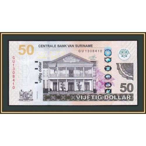 Суринам 50 долларов 2019 P-165 (165d) UNC