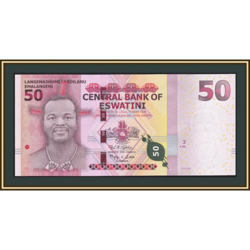 Свазиленд (Эсватини) 50 эмалангени 2018 (2021) P-44 (44a) UNC