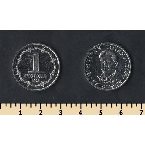 Таджикистан 1 сомони 2020