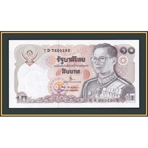 Таиланд 10 бат 1980 P-87 (87a.13) UNC