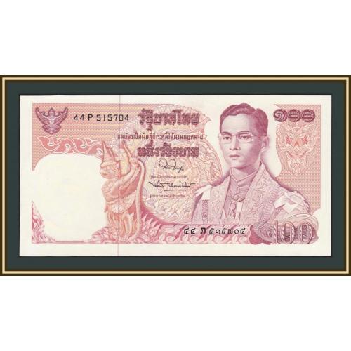 Таиланд 100 бат 1969-1978 P-85 (85a.3) UNC