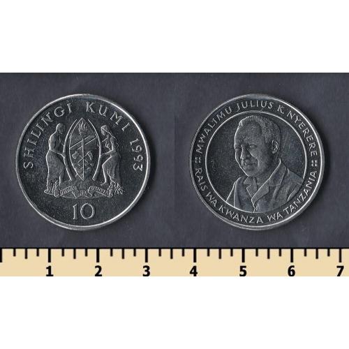 Танзания 10 шиллингов 1993