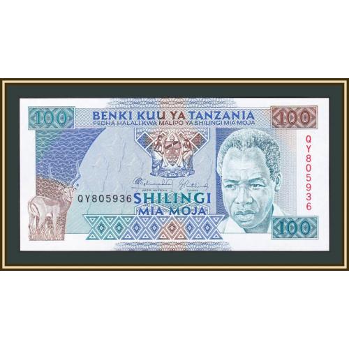Танзания 100 шиллингов 1993 P-24 UNC