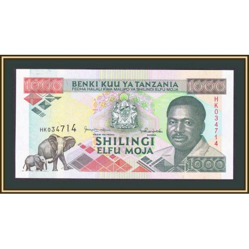 Танзания 1000 шиллингов 1993 P-27 (27c) UNC