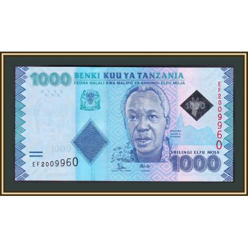 Танзания 1000 шиллингов 2015 P-41 (41b) UNC