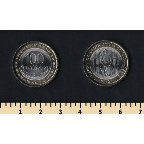 Тимор 100 сентаво 2012