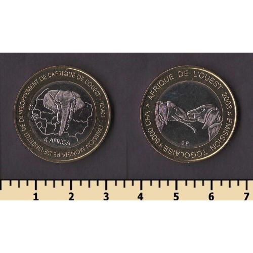 Того 6000 франков 2003