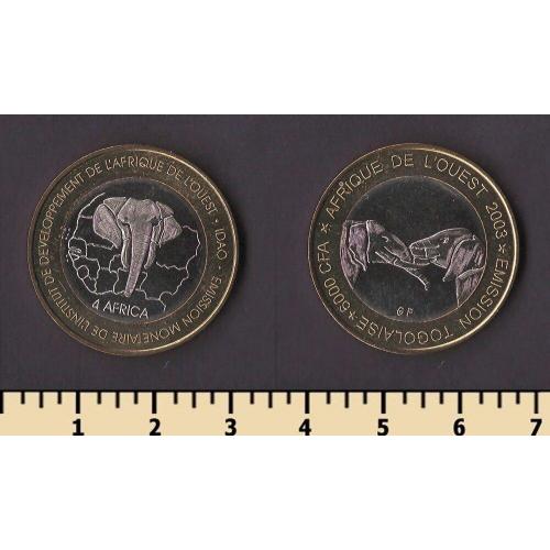 Того 6000 франков 2003