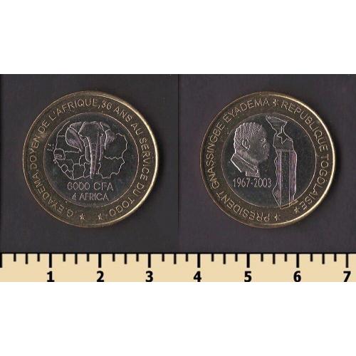 Того 6000 франков 2003