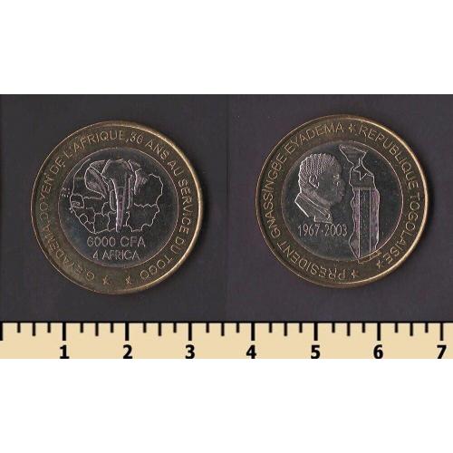 Того 6000 франков 2003