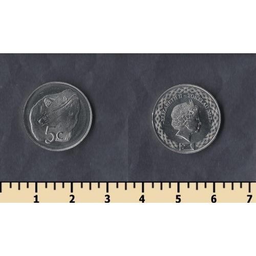 Токелау 5 центов 2017