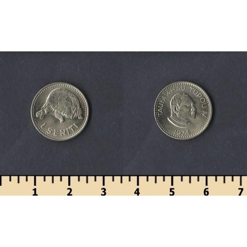 Тонга 1 сенити 1974