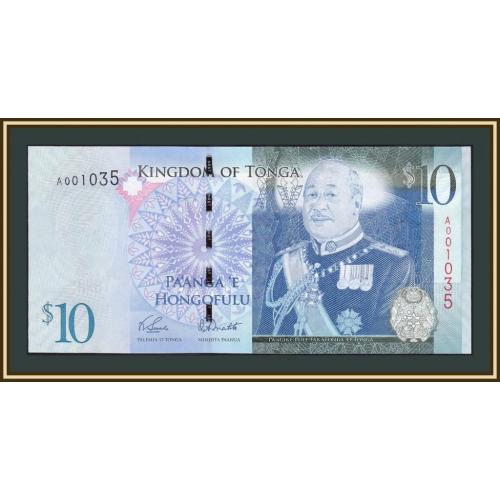 Тонга 10 паанга 2009 P-40 (40a) UNC