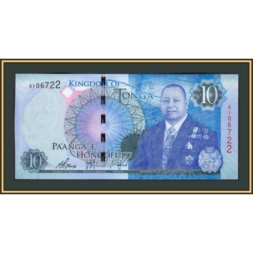 Тонга 10 паанга 2015 P-46 UNC
