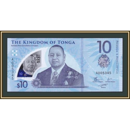 Тонга 10 паанга 2023 (2024) P-52 UNC Новинка!