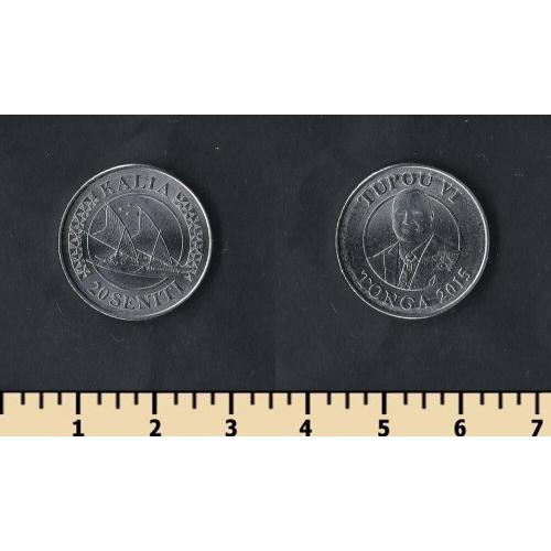 Тонга 20 сенити 2015