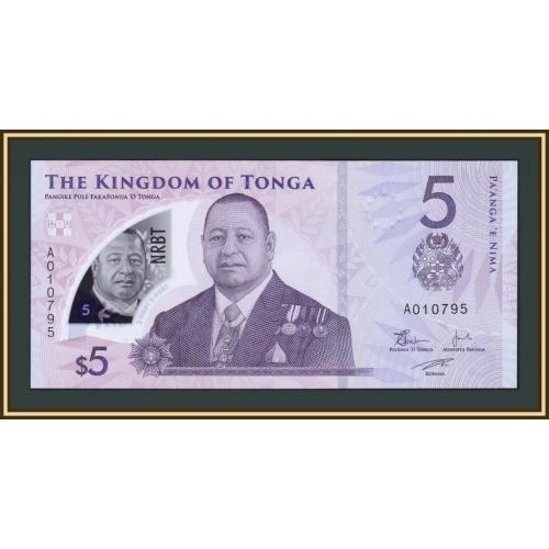 Тонга 5 паанга 2023 (2024) P-51 UNC Новинка!