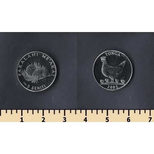 Тонга 5 сенити 2005